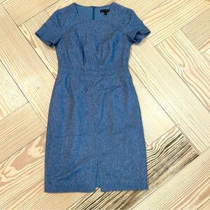 BANANA REPUBLIC FITTED WOOL OFFICE DRESS